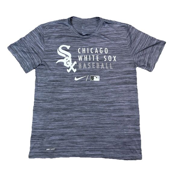 Nike Dri-FIT Velocity Practice MLB Chicago White Sox Large Activewear T Shirt - Picture 1 of 9